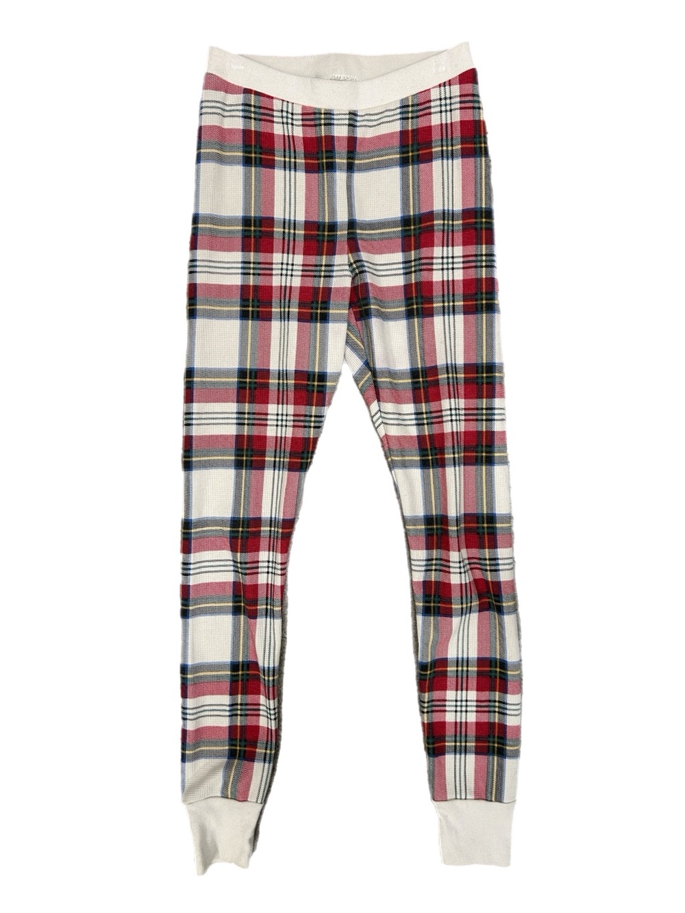 Old Navy Plaid Fleece-Lined Leggings - Red/White